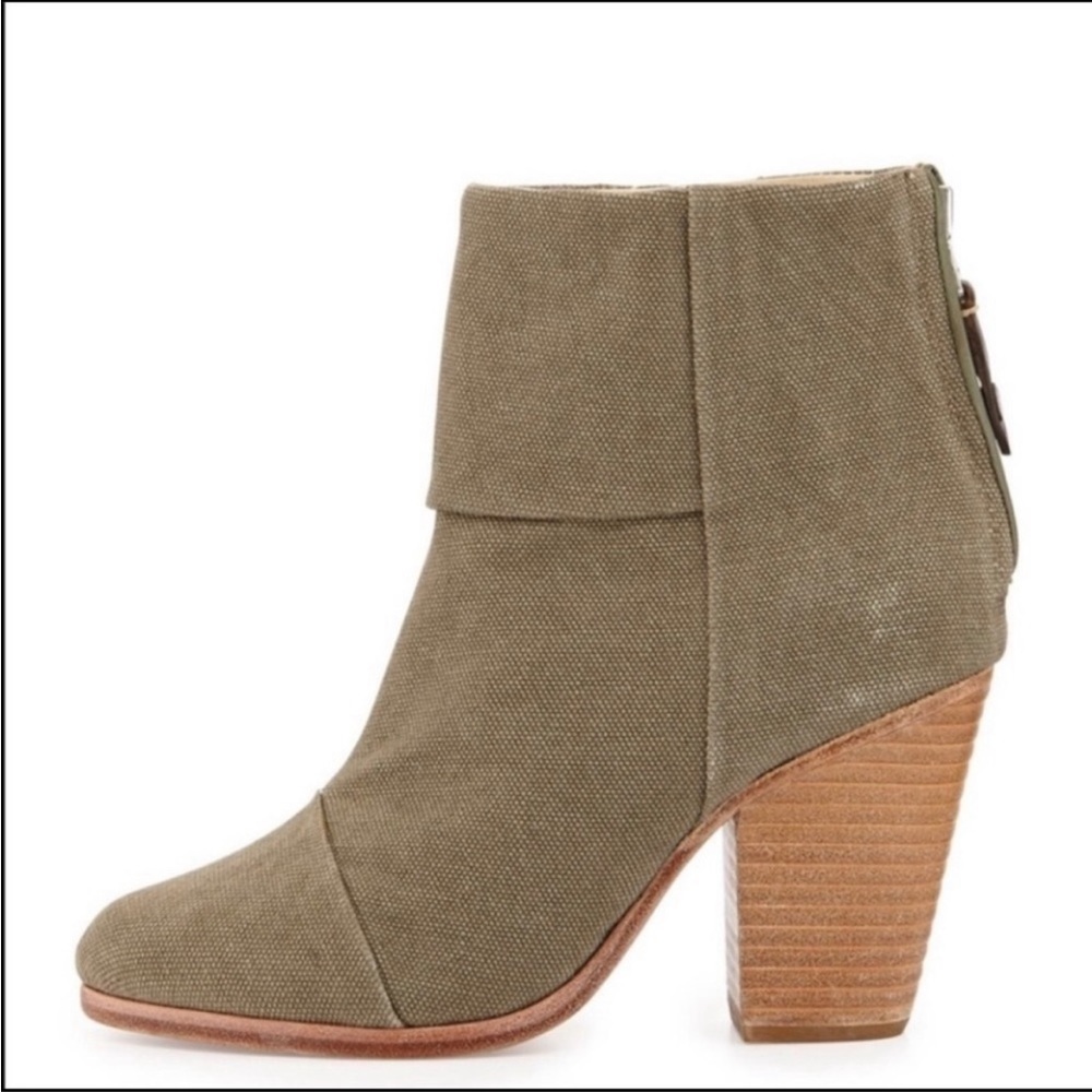 Rag & Bone Newbury Canvas Bootie - image 1